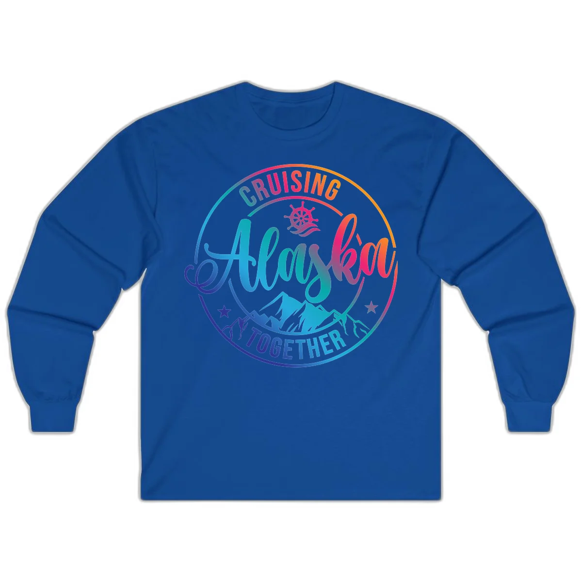 Cruising Always Together Alaska Long Sleeve in Royal