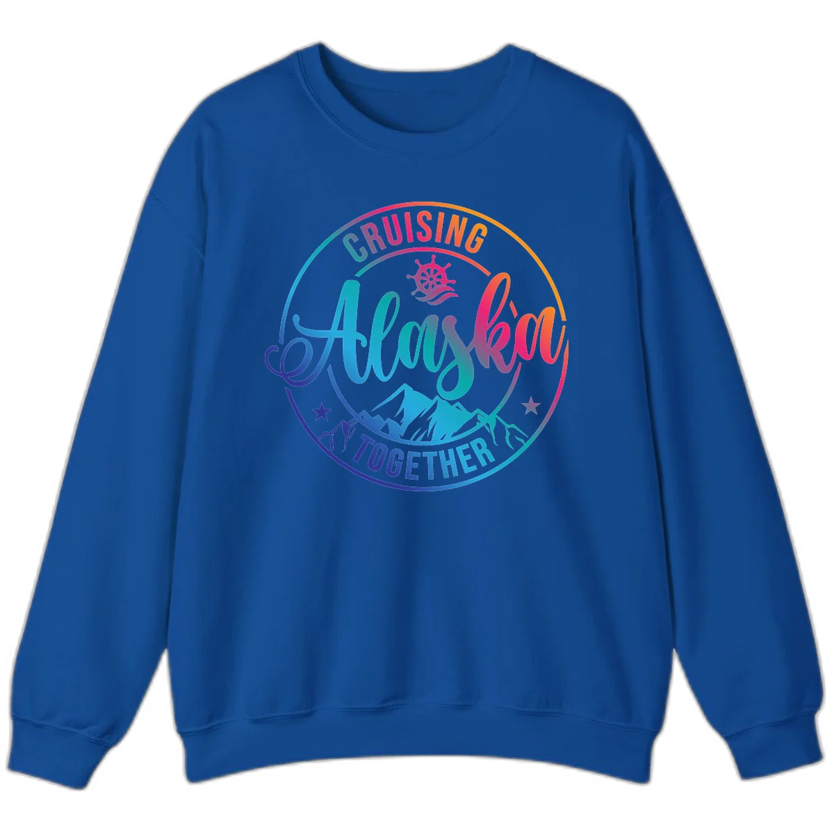 Cruising Always Together Alaska Sweatshirt in Royal
