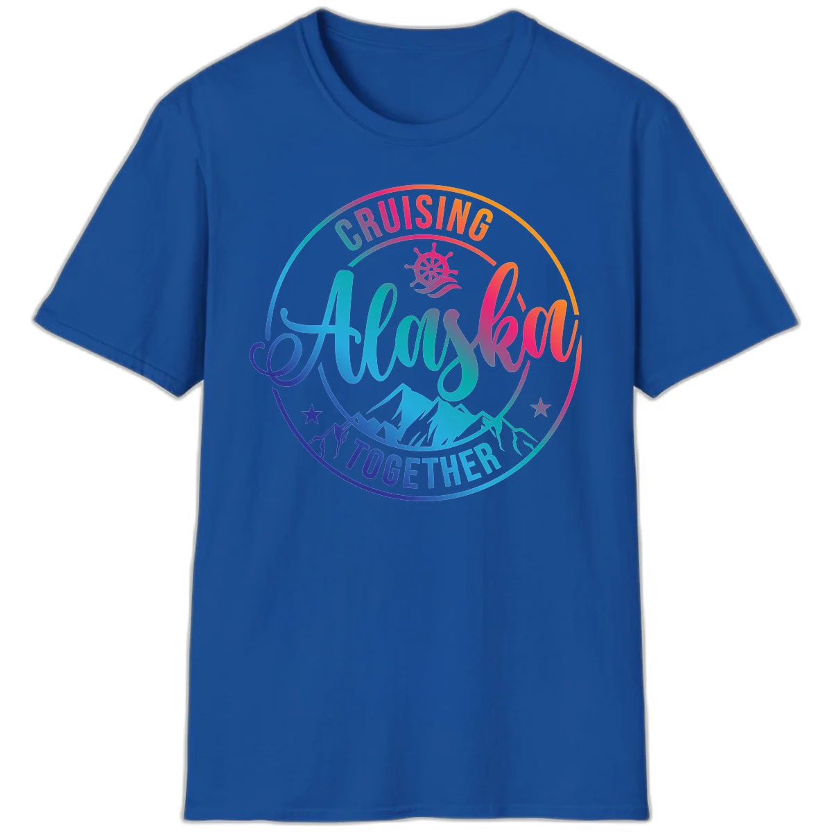 Cruising Always Together Alaska T-Shirt in Royal
