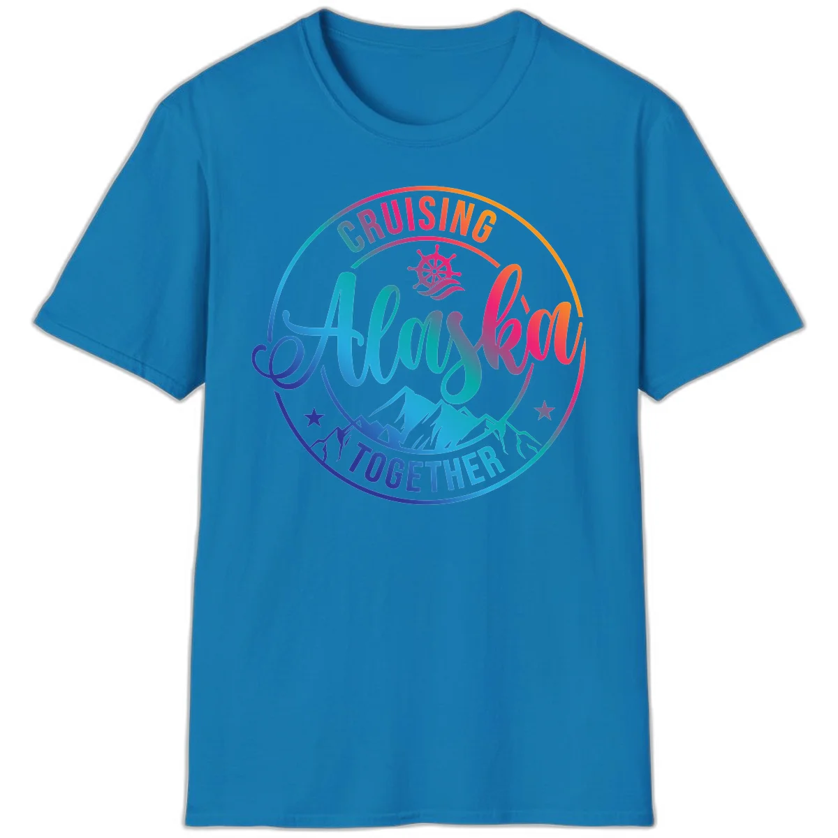 Cruising Always Together Alaska T-Shirt in Sapphire