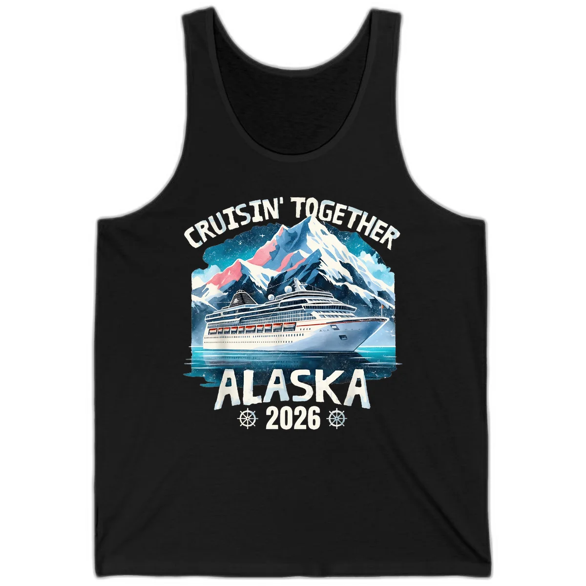 Cruising Into Alaska 2025 Tank in Black