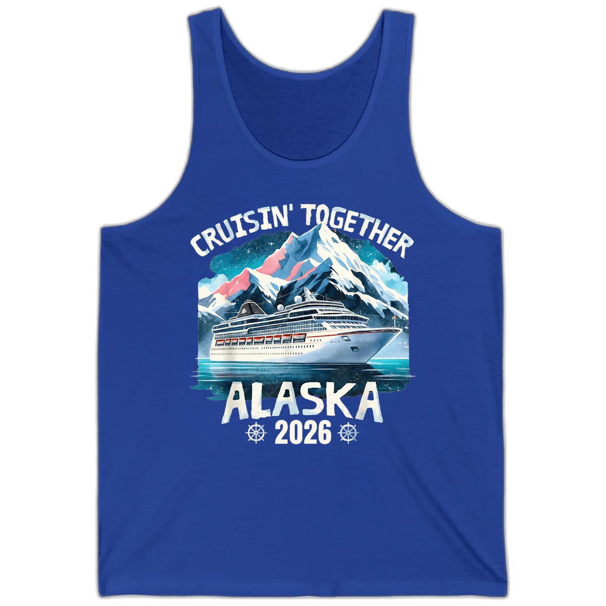 Cruising Into Alaska 2025 Tank in True Royal