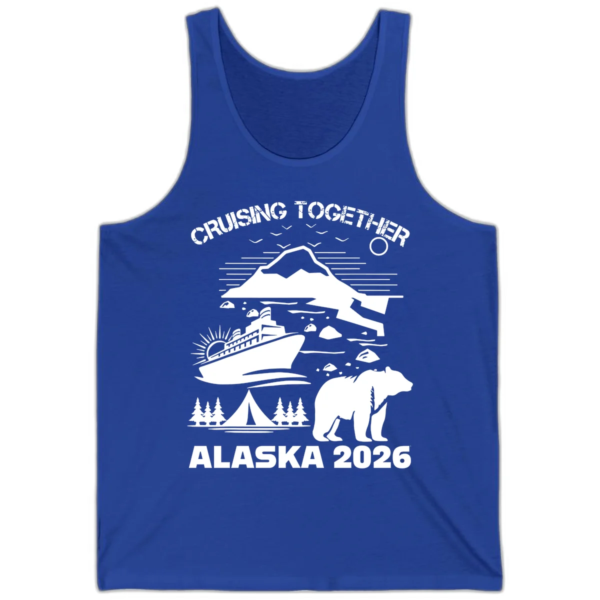 Cruising Together Alaska 2026 Tank in True Royal