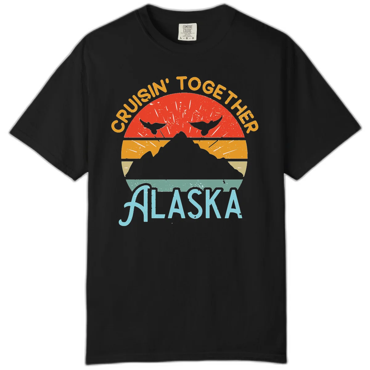 Crushin' Together Alaska Comfort Color in Black