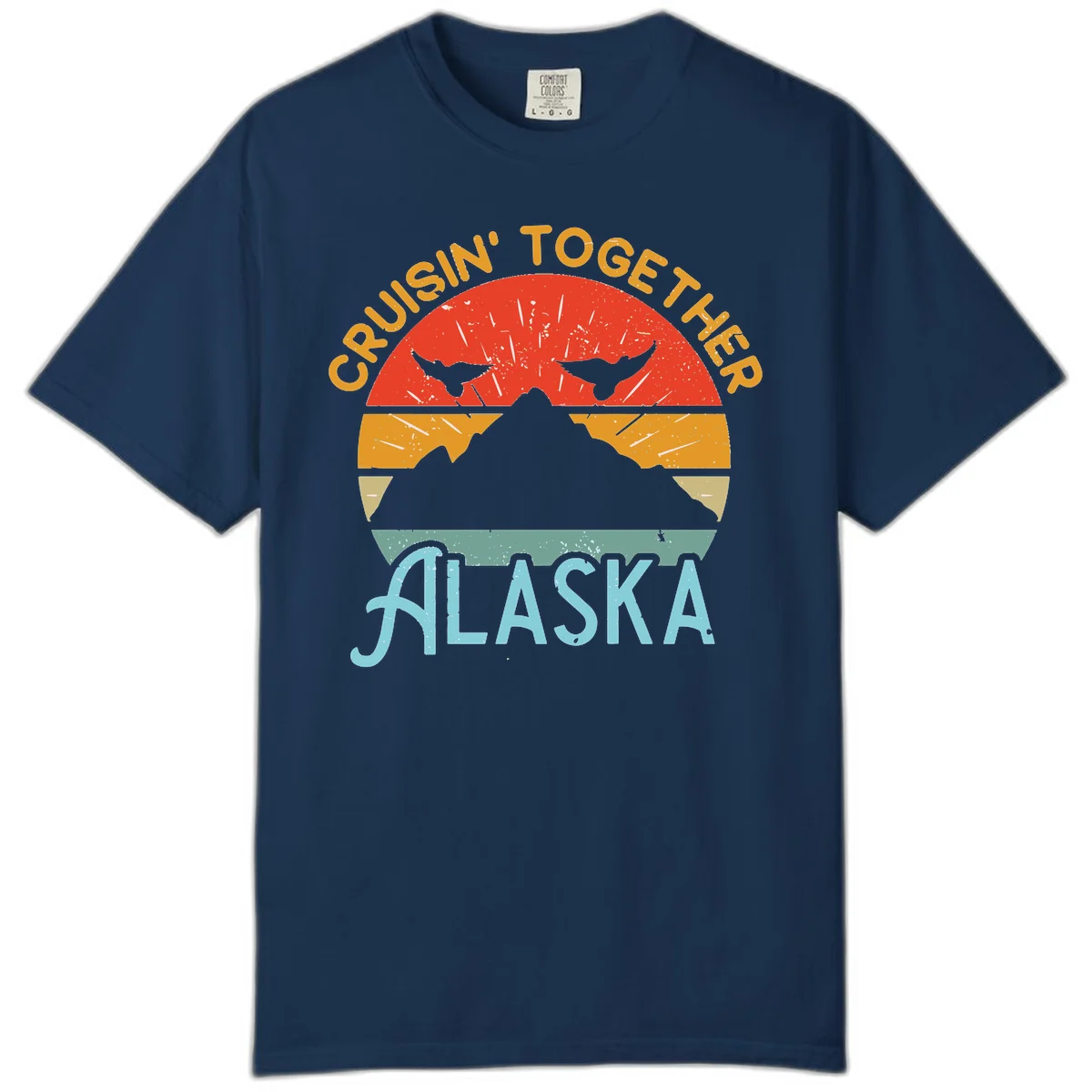 Crushin' Together Alaska Comfort Color in Navy