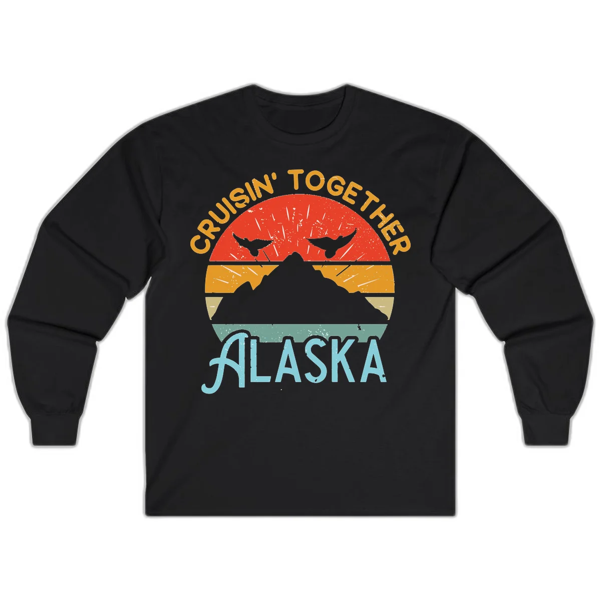 Crushin' Together Alaska Long Sleeve in Black