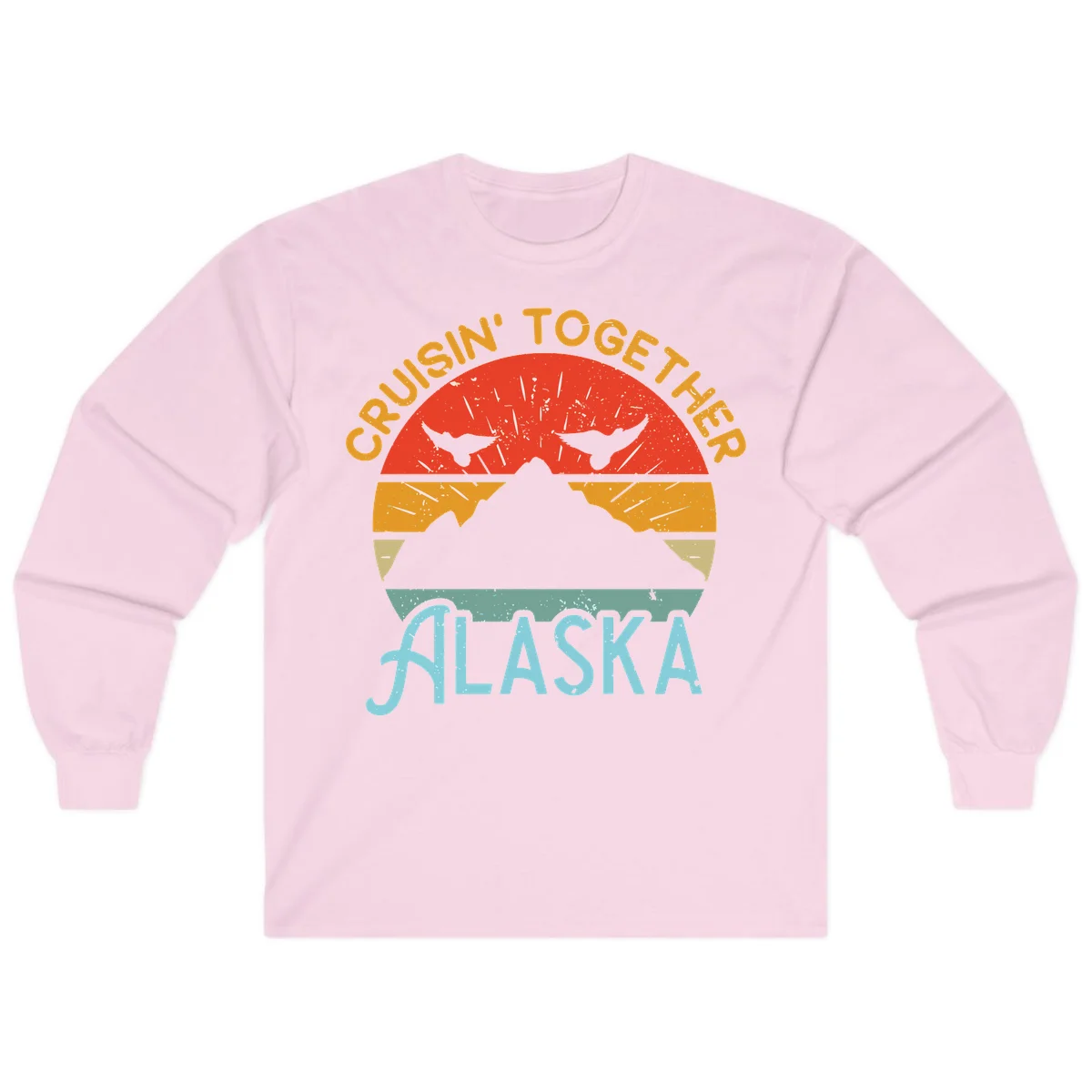 Crushin' Together Alaska Long Sleeve in Light Pink