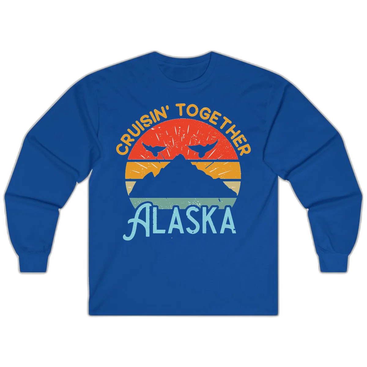 Crushin' Together Alaska Long Sleeve in Royal