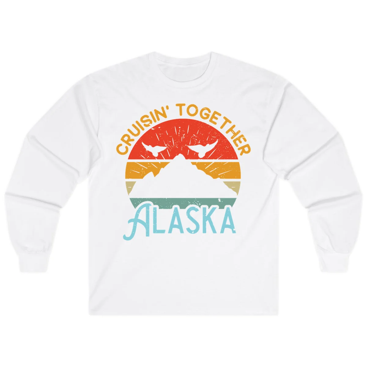 Crushin' Together Alaska Long Sleeve in White