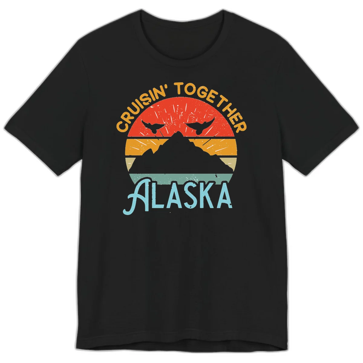 Crushin' Together Alaska Premium Tee in Black