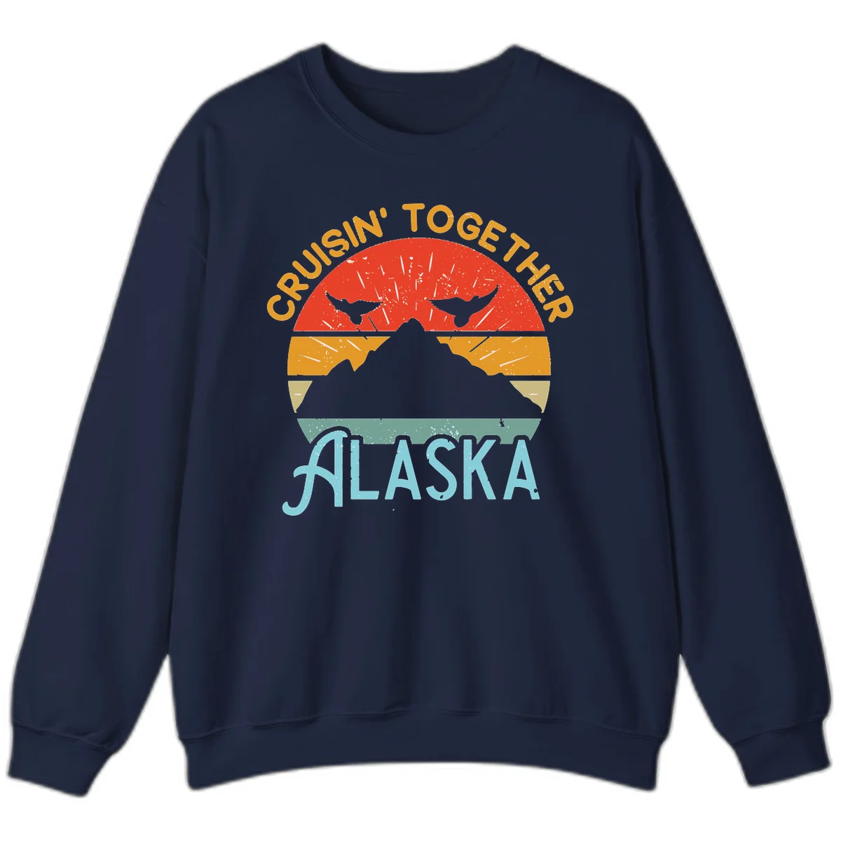 Crushin' Together Alaska Sweatshirt in Navy