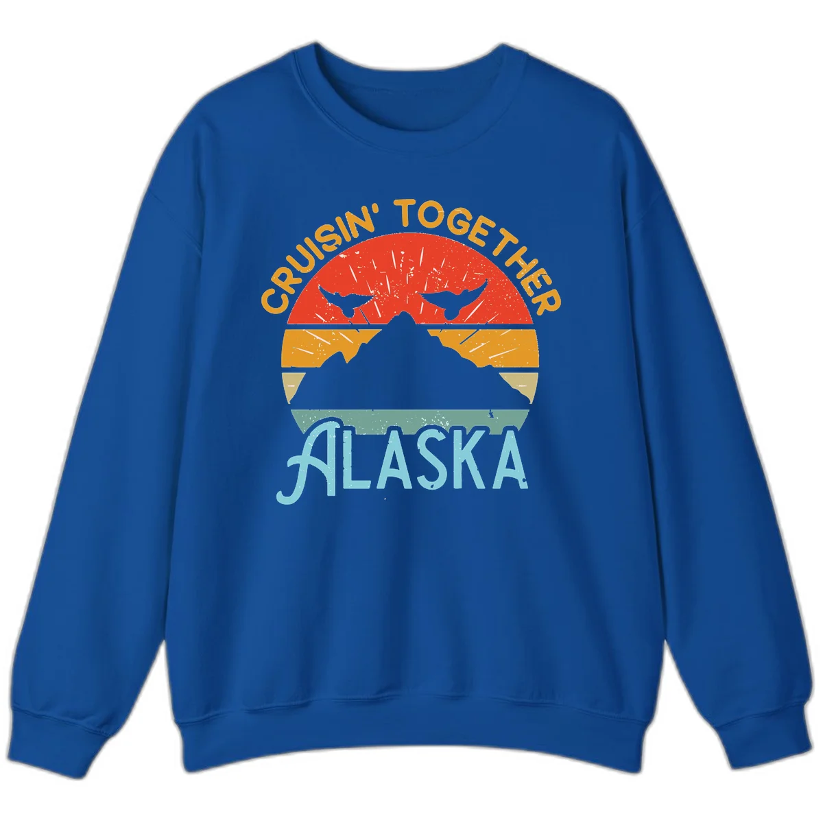 Crushin' Together Alaska Sweatshirt in Royal