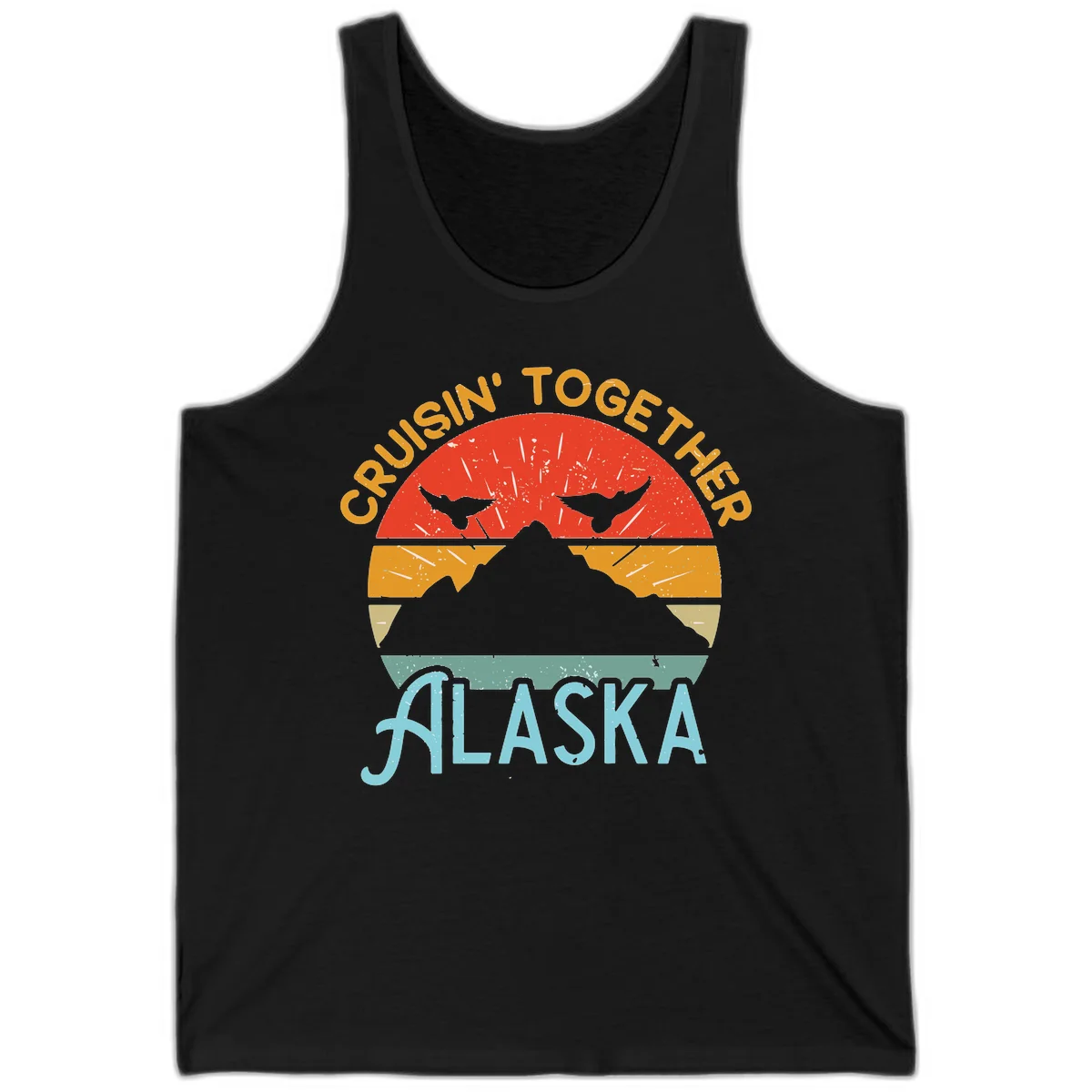 Crushin' Together Alaska Tank in Black