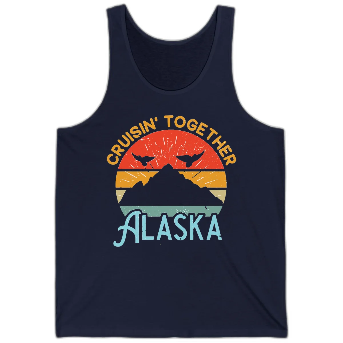 Crushin' Together Alaska Tank in Navy