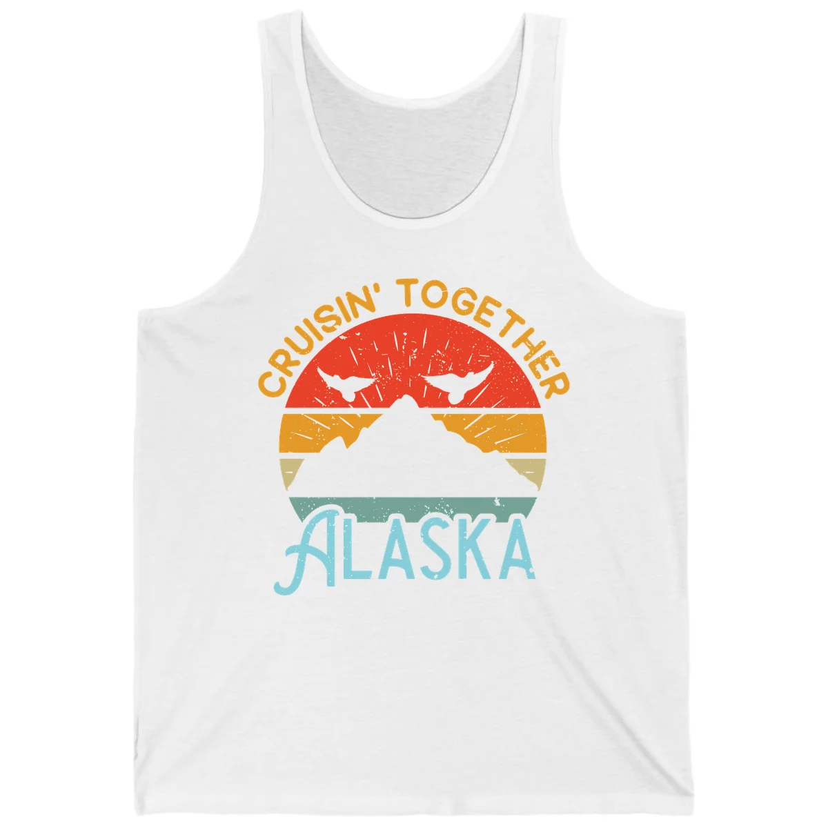 Crushin' Together Alaska Tank in White