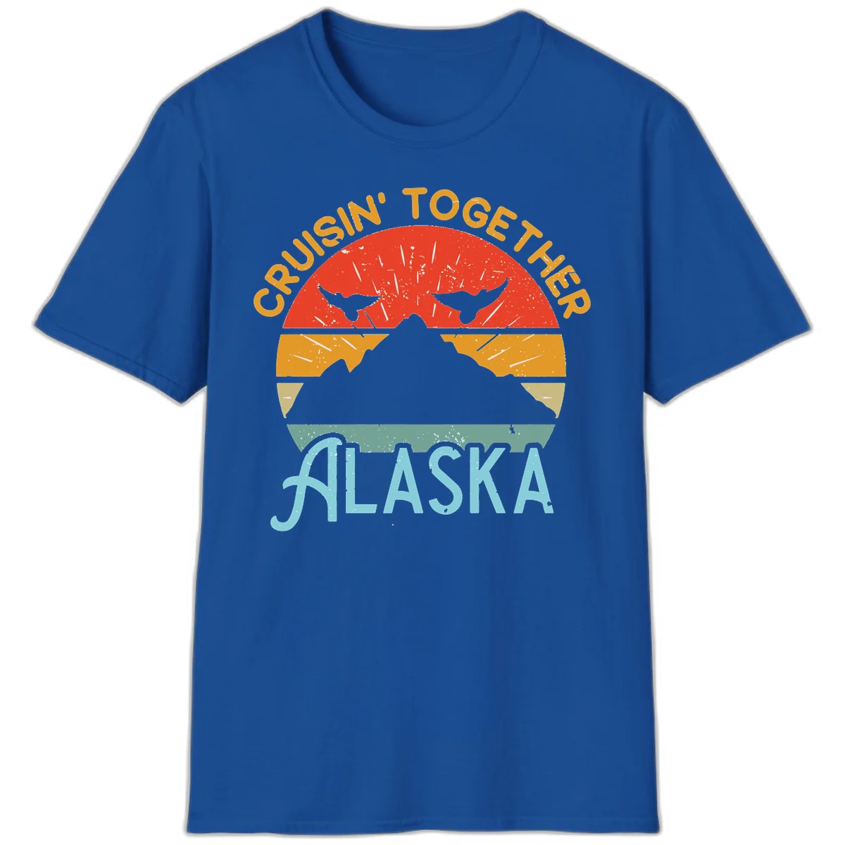 Crushin' Together Alaska T-Shirt in Royal
