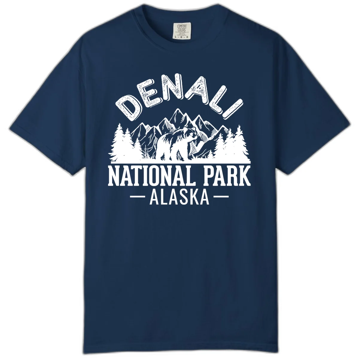 Denali National Park Alaska Wilderness Comfort Color in Navy
