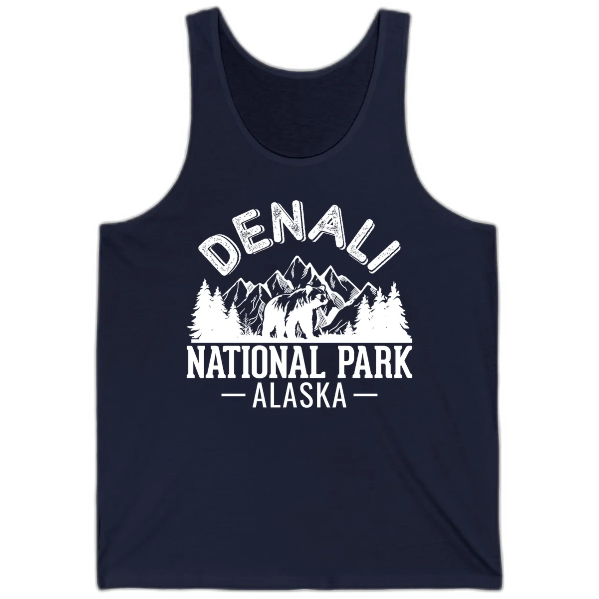 Denali National Park Alaska Wilderness Tank in Navy