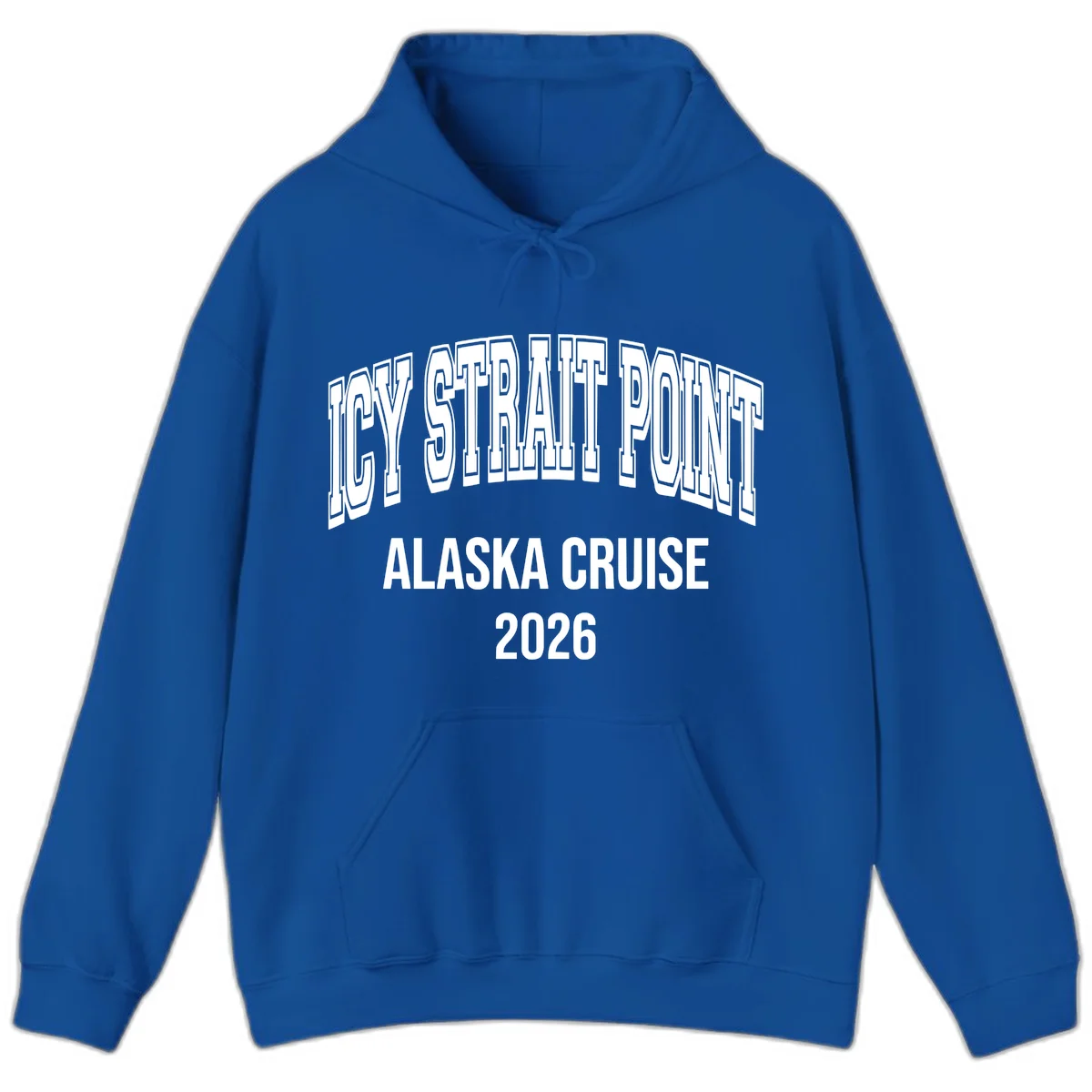 Dry Strait Point Alaska Cruise 2026 Hoodie in Royal