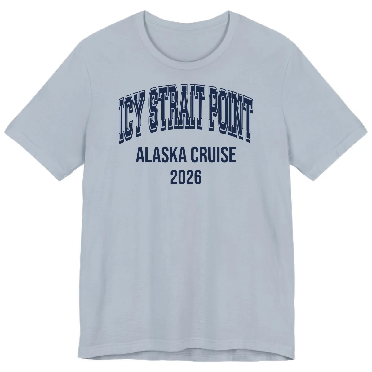 Dry Strait Point Alaska Cruise 2026 Premium Tee in Light Blue