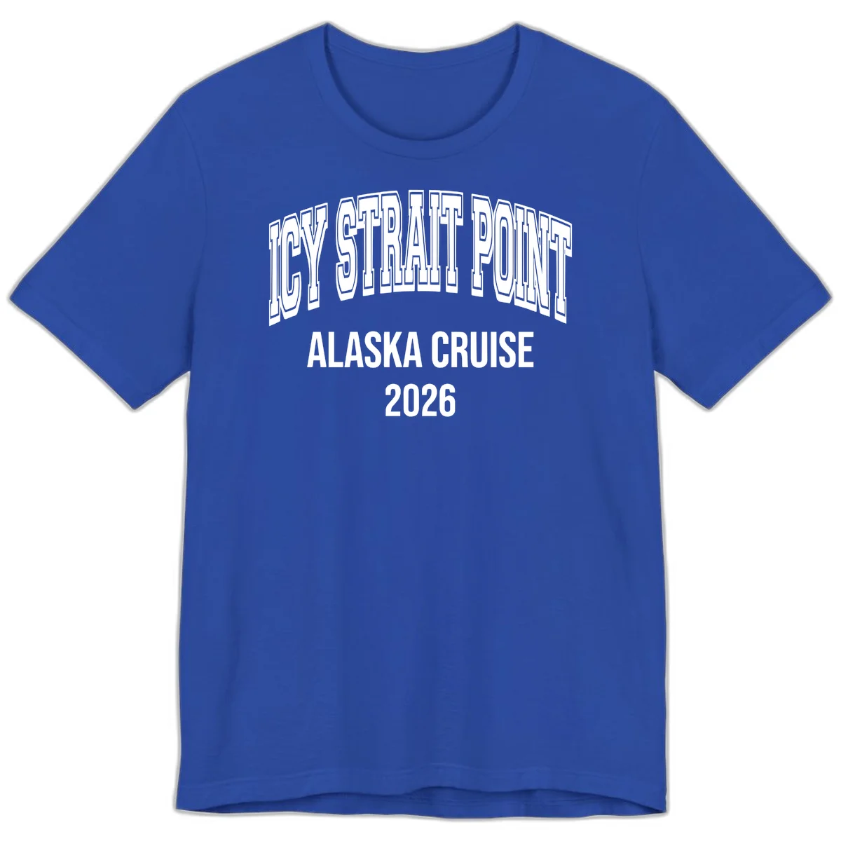 Dry Strait Point Alaska Cruise 2026 Premium Tee in True Royal