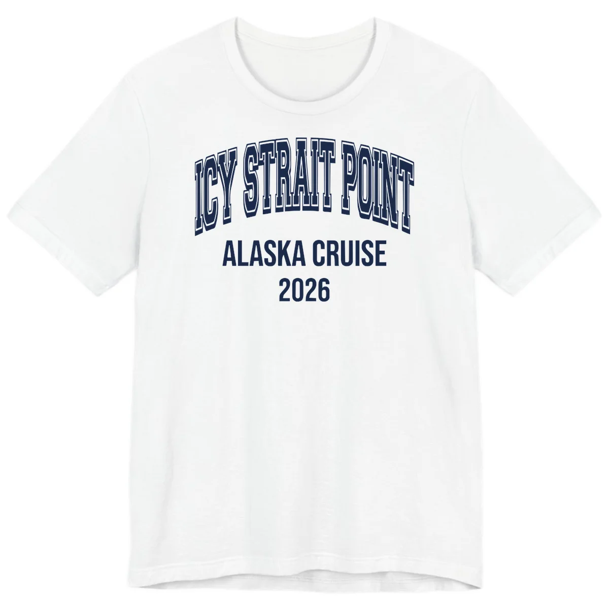 Dry Strait Point Alaska Cruise 2026 Premium Tee in White