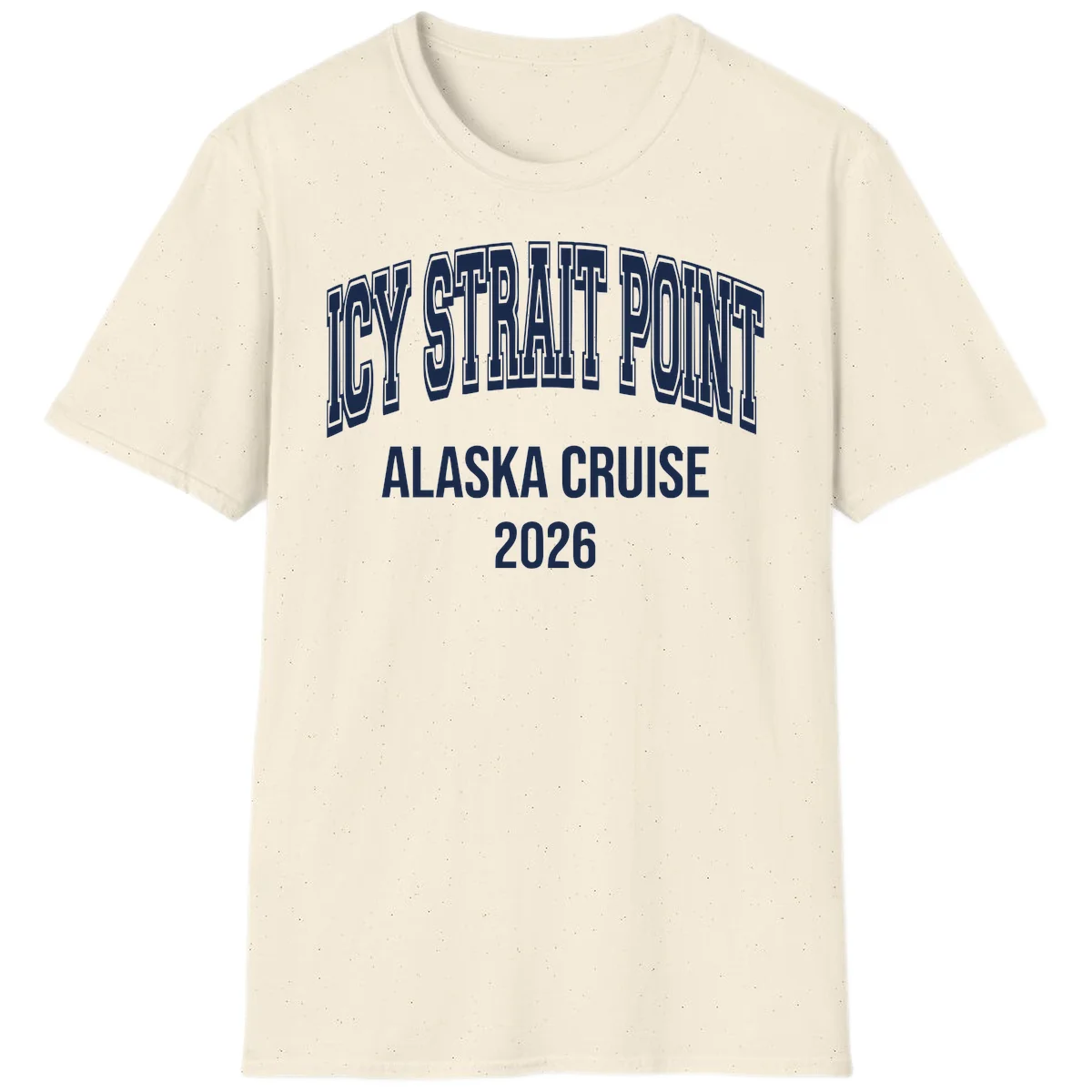 Dry Strait Point Alaska Cruise 2026 T-Shirt in Natural