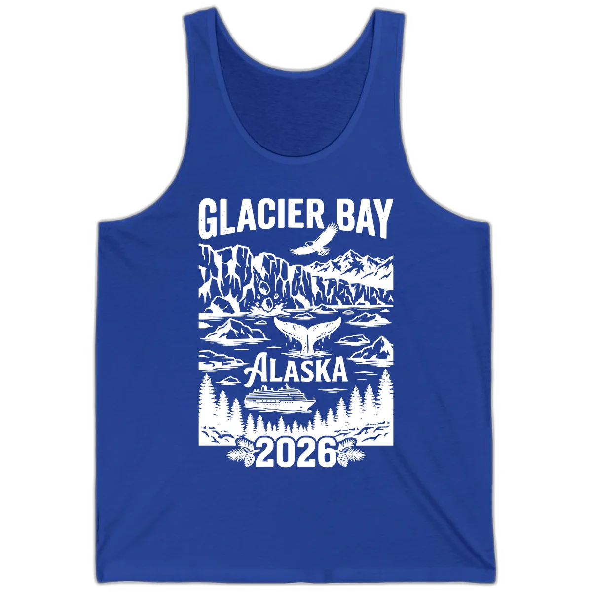 Glacier Bay Alaska Cruise 2026 Tank in True Royal