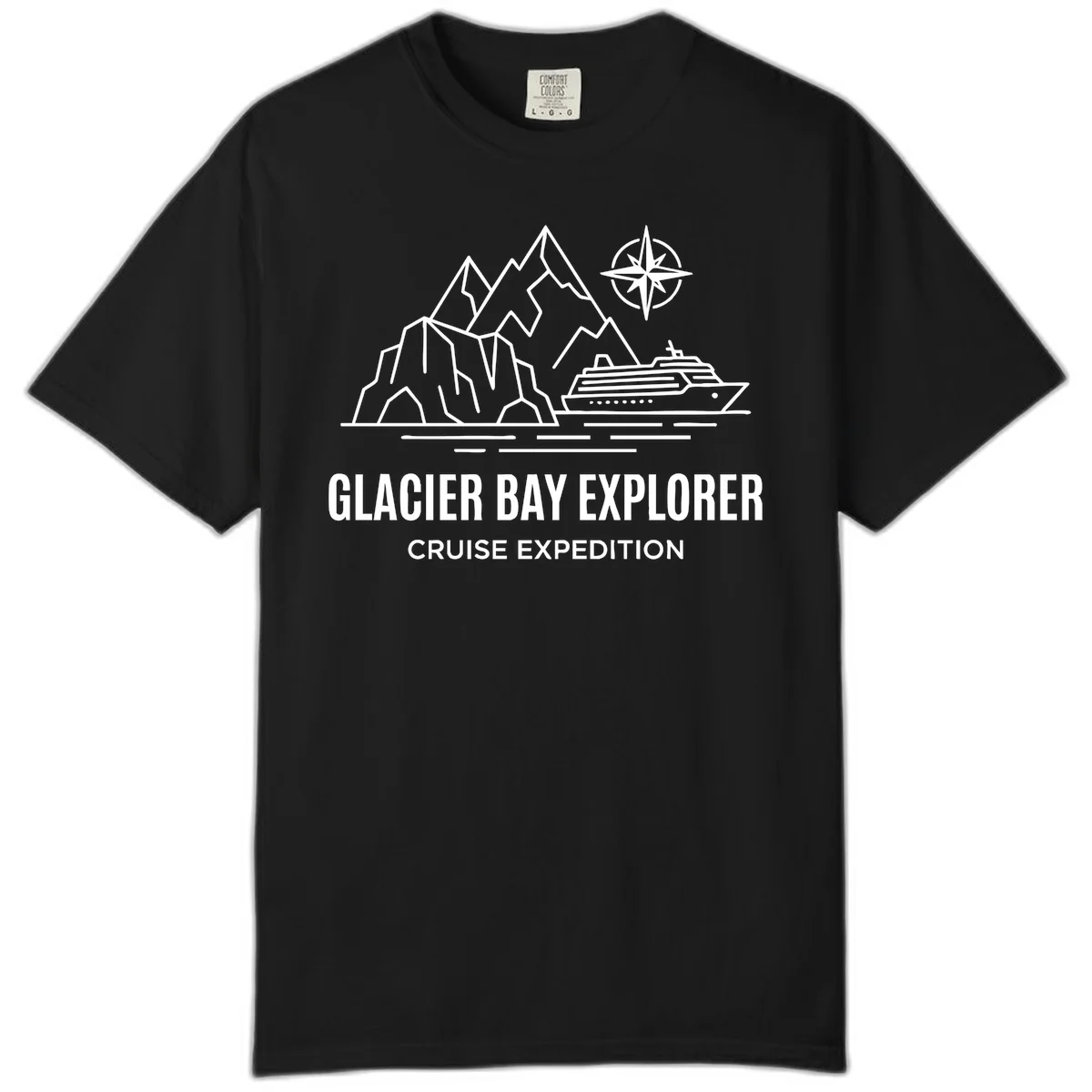 Glacier Bay Explorer Alaska Cruise Comfort Color in Black