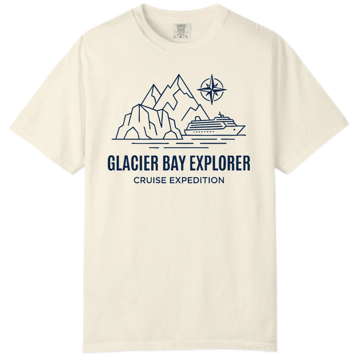 Glacier Bay Explorer Alaska Cruise Comfort Color in Ivory