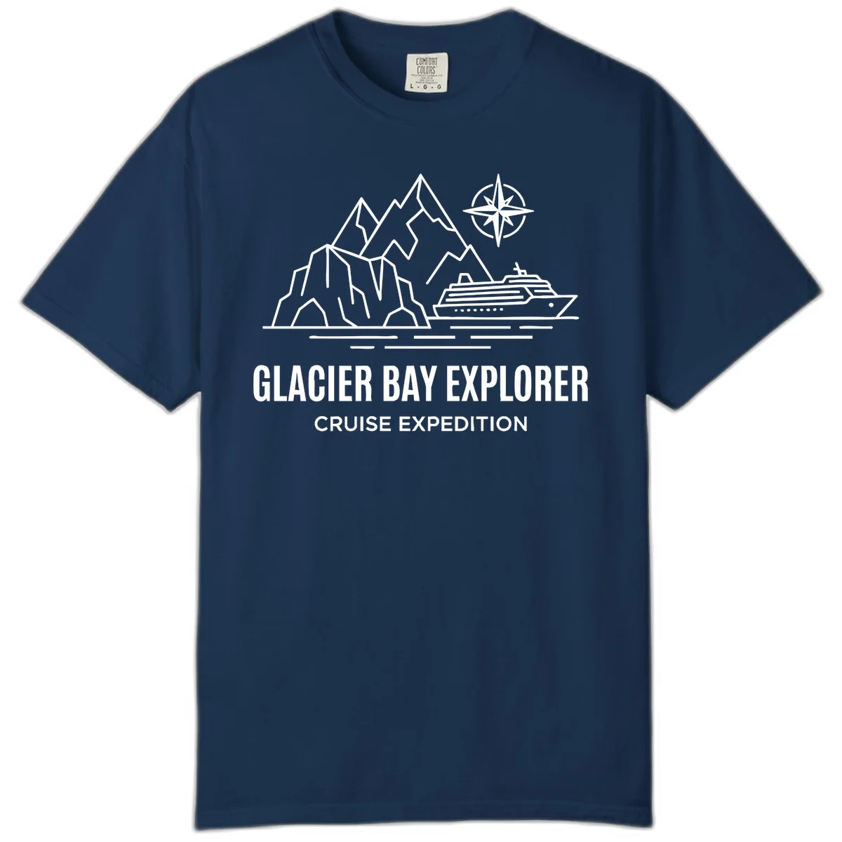 Glacier Bay Explorer Alaska Cruise Comfort Color in Navy