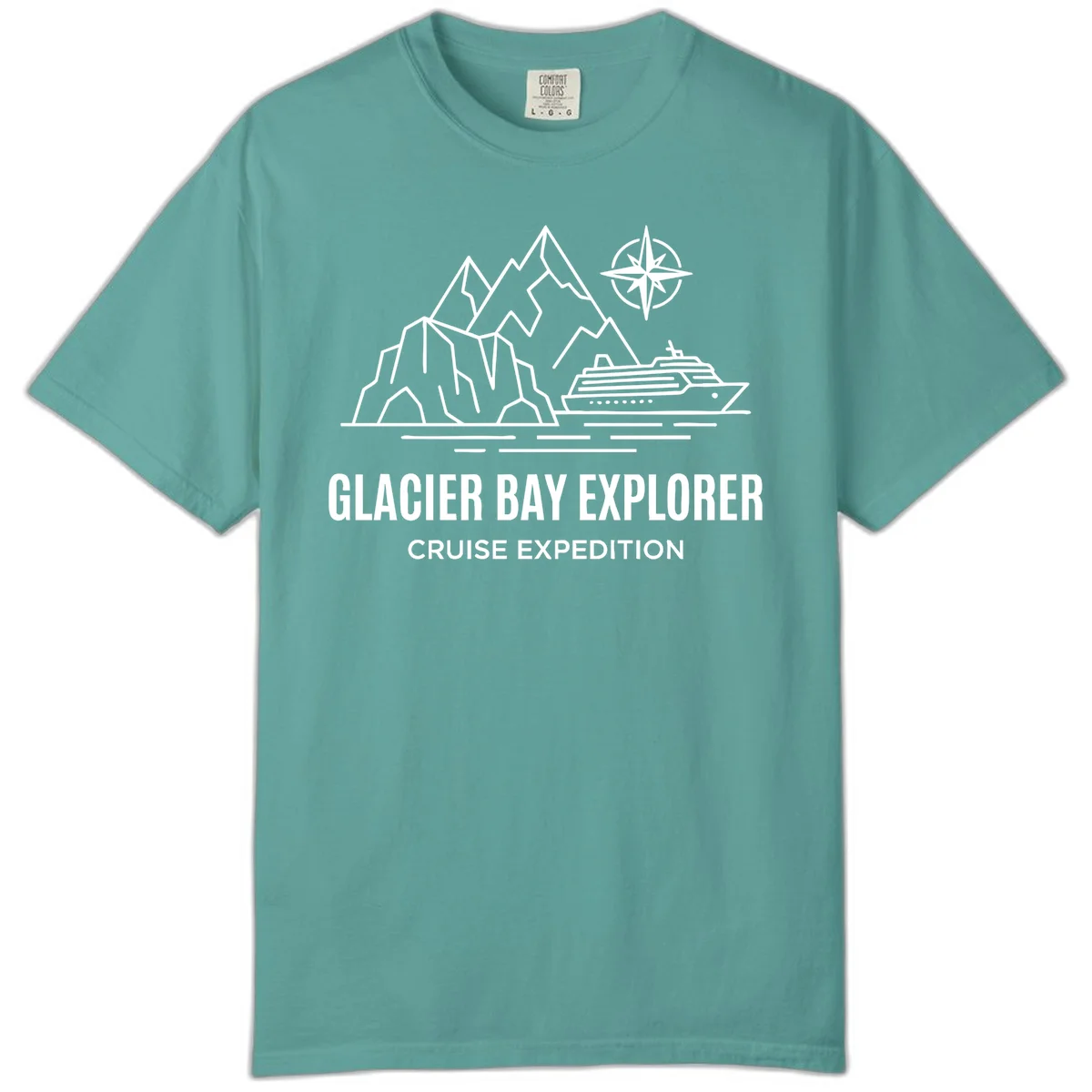 Glacier Bay Explorer Alaska Cruise Comfort Color in Seafoam