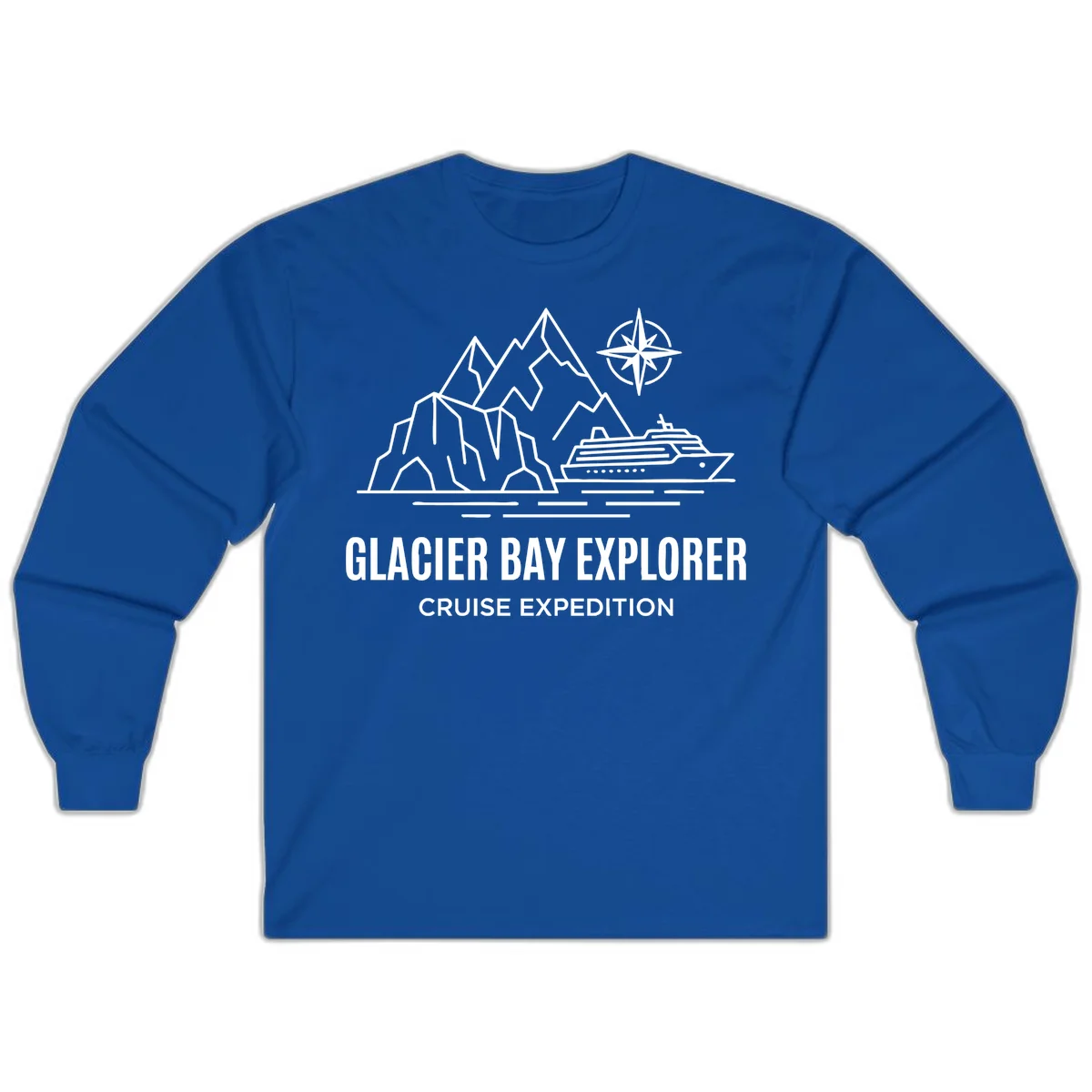Glacier Bay Explorer Alaska Cruise Long Sleeve in Royal