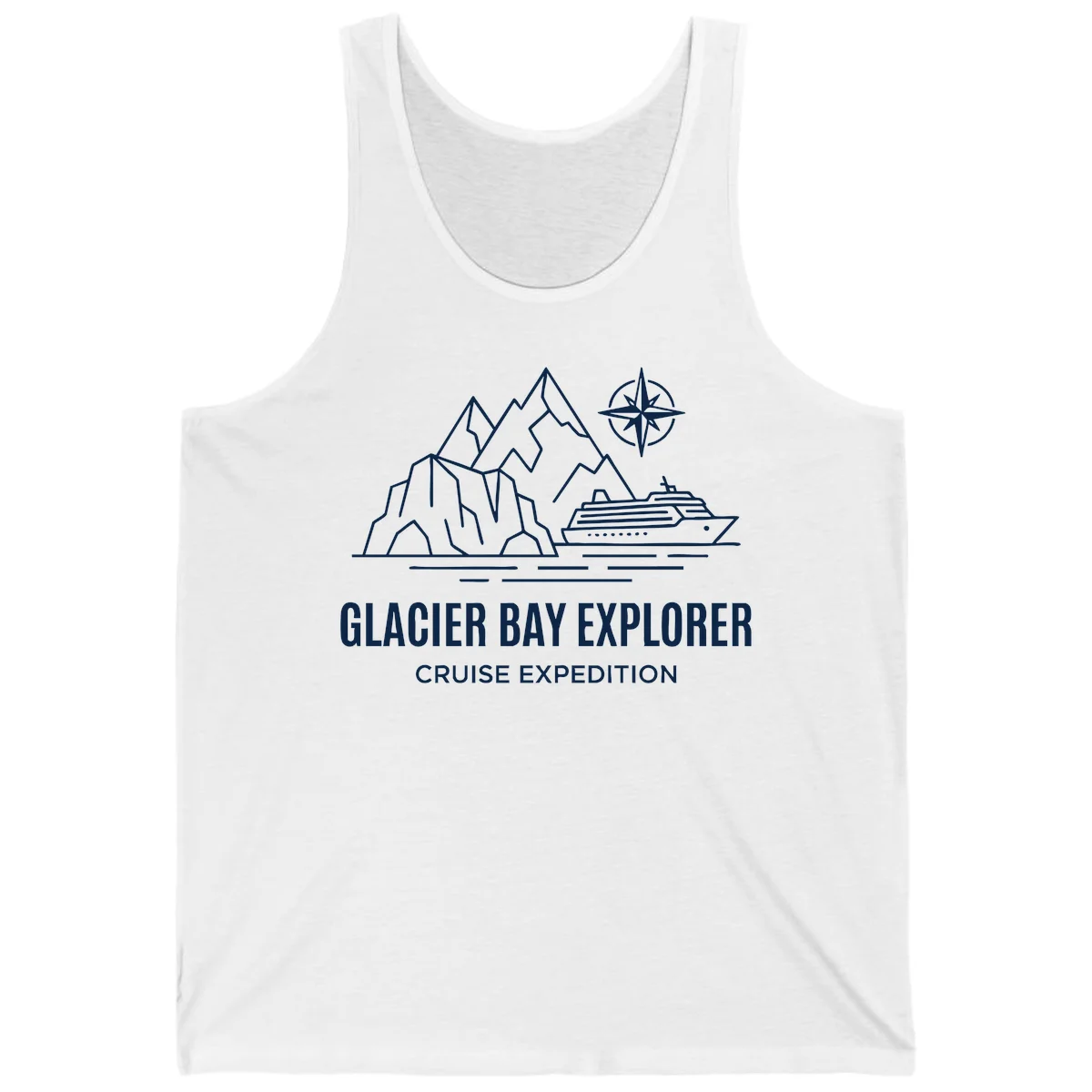 Glacier Bay Explorer Alaska Cruise Tank in White