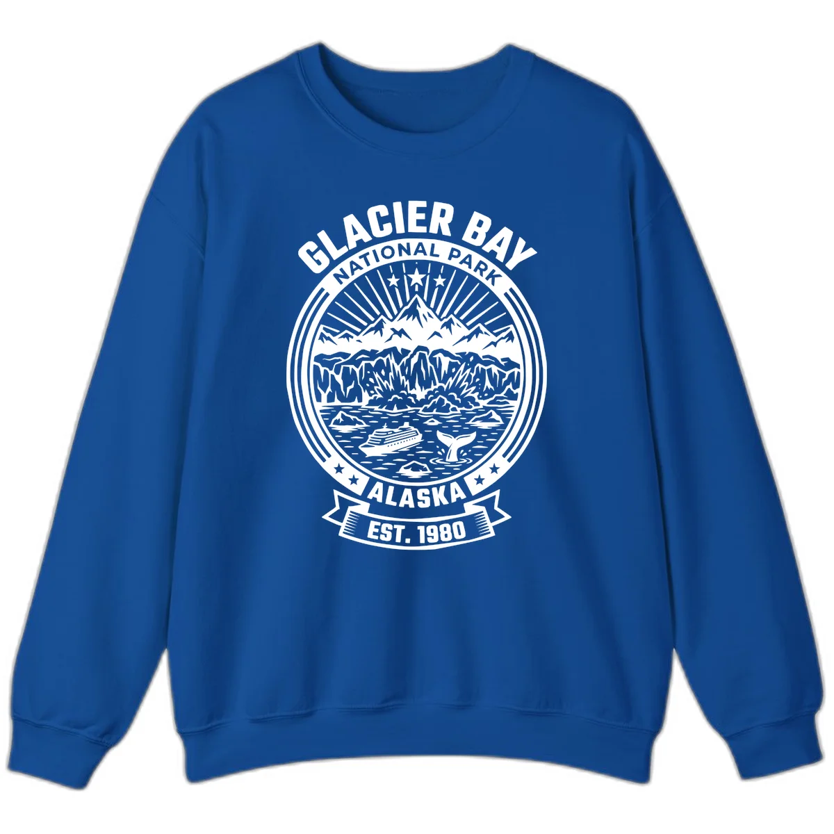 Glacier Bay Alaska National Park Sweatshirt in Royal