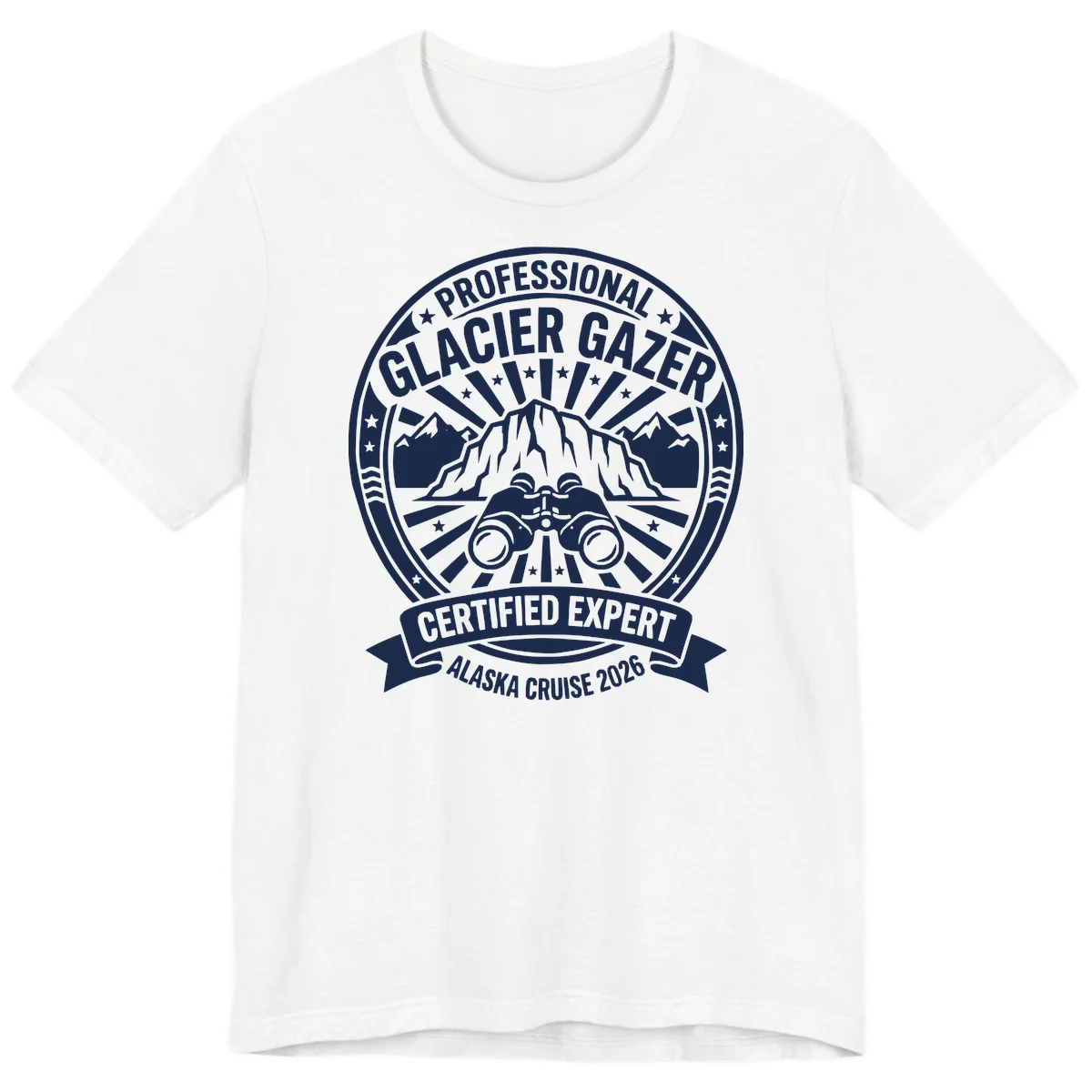 Professional Glacier Gazer Certified Expert Badge Premium T-Shirt in White