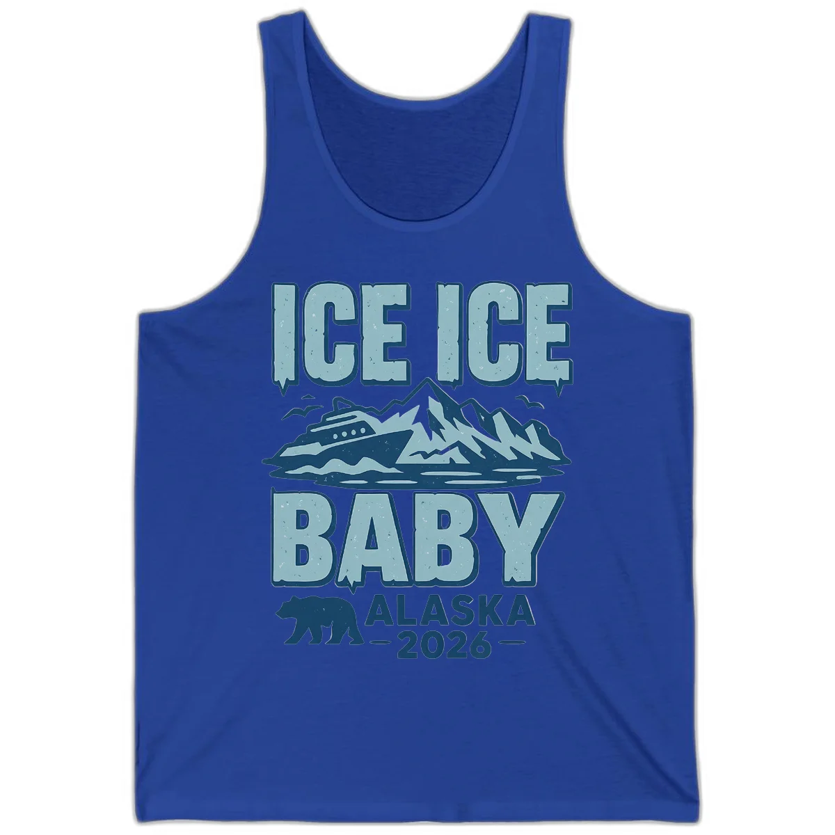 Ice Ice Baby Alaska Cruise Tank in True Royal