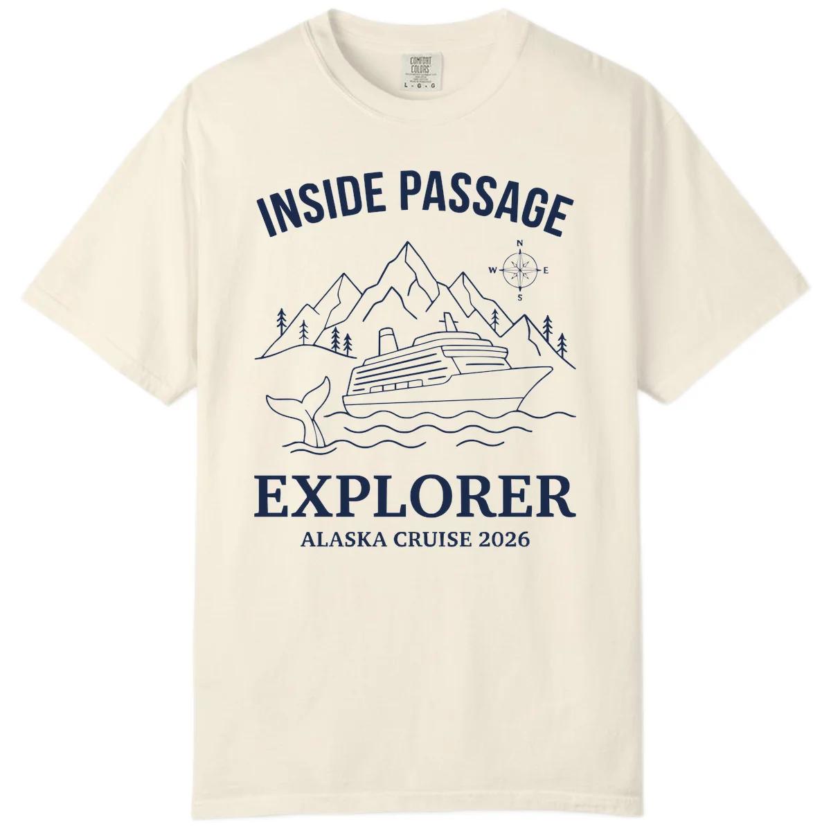 Inside Passage Explorer Alaska Cruise 2026 Comfort Color in Ivory