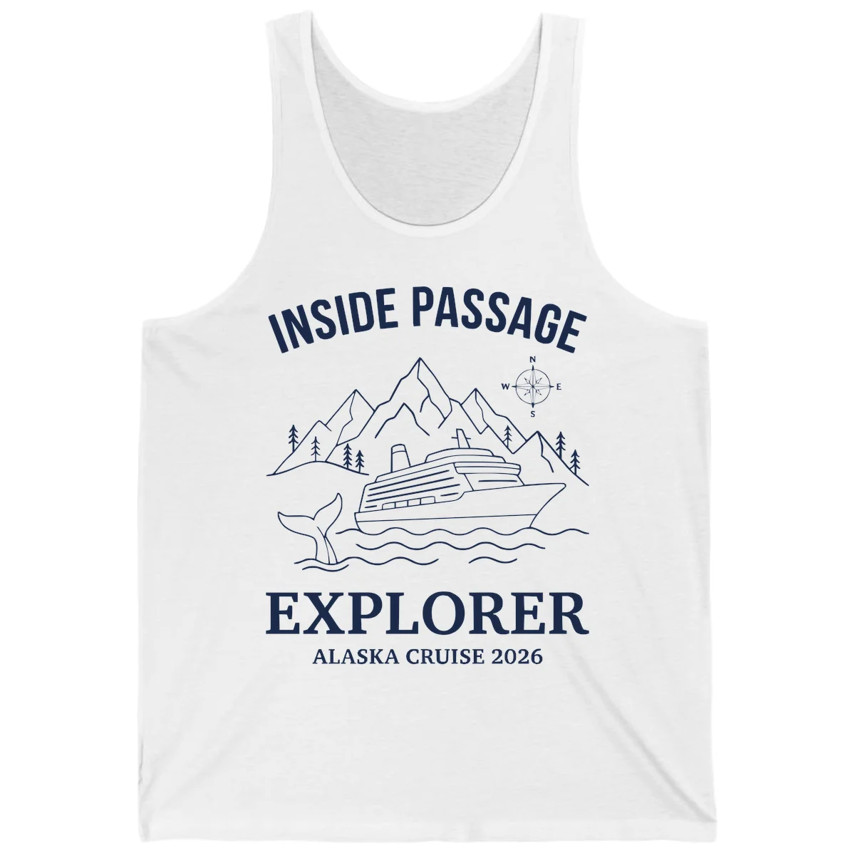 Inside Passage Explorer Alaska Cruise 2026 Tank in White