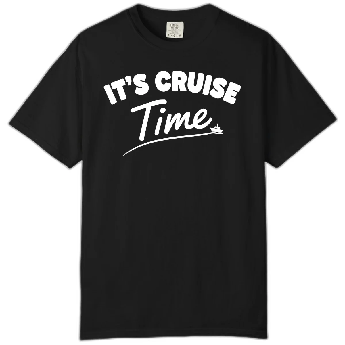 It's Cruise Time Comfort Color in Black