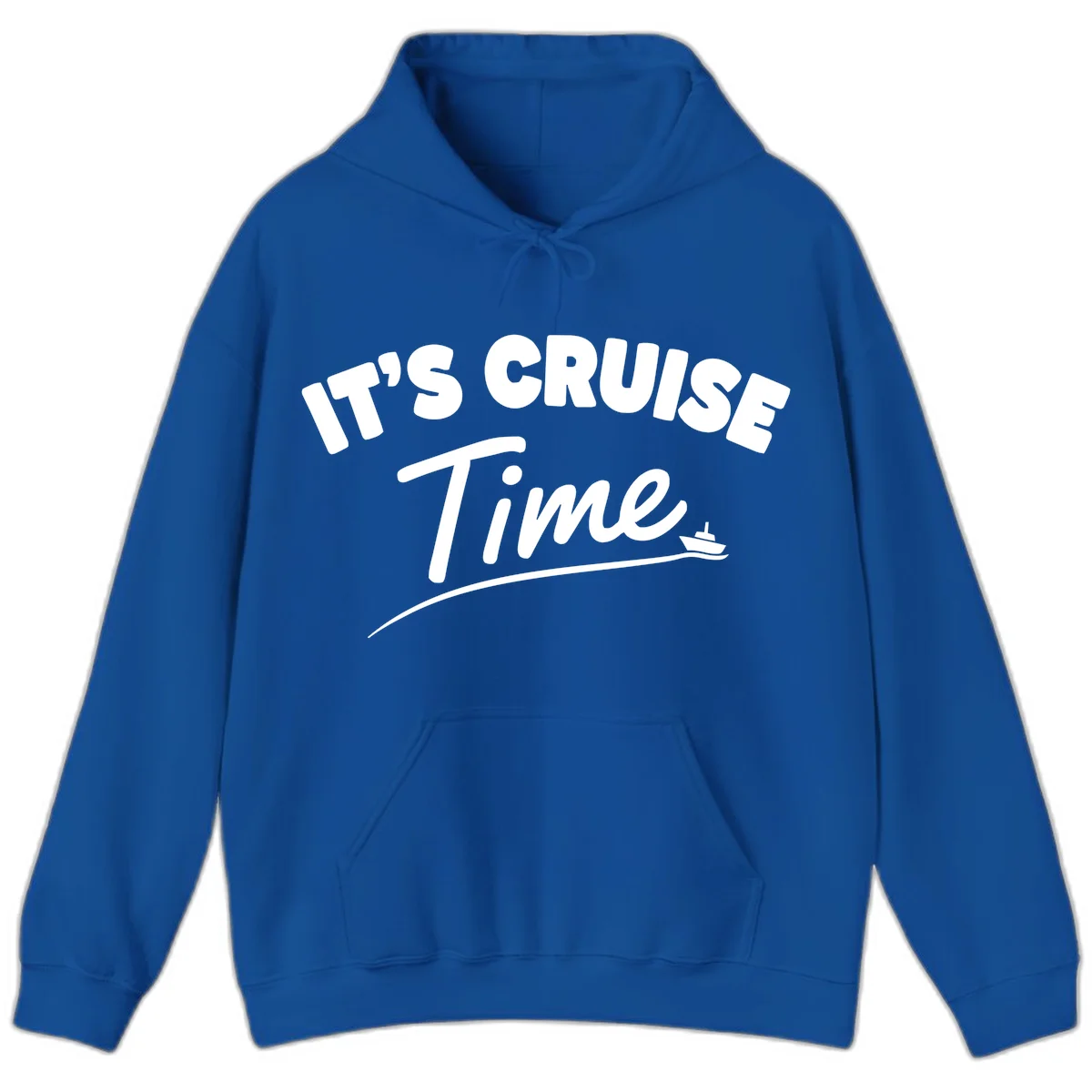 It's Cruise Time Hoodie in Royal