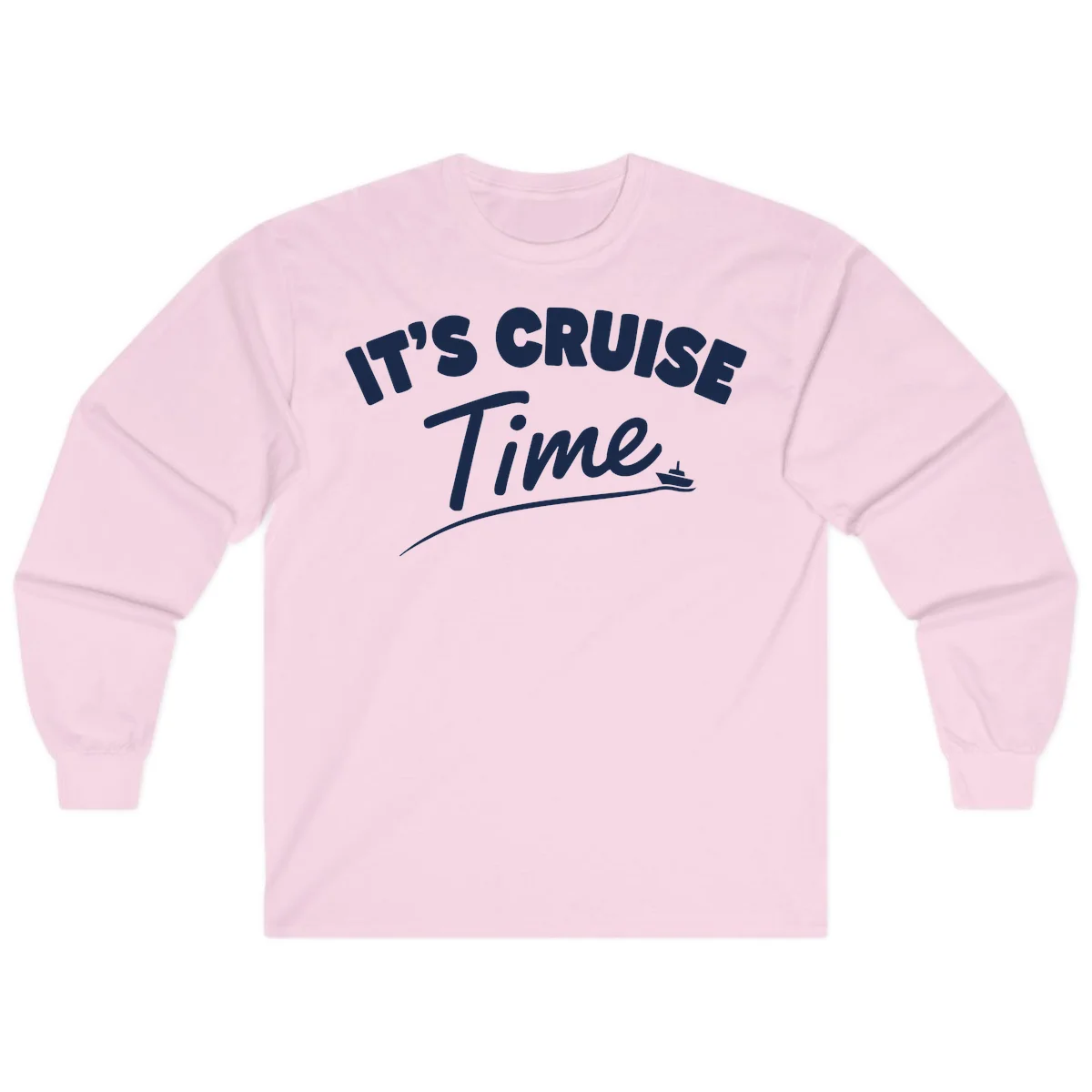 It's Cruise Time Long Sleeve in Light Pink
