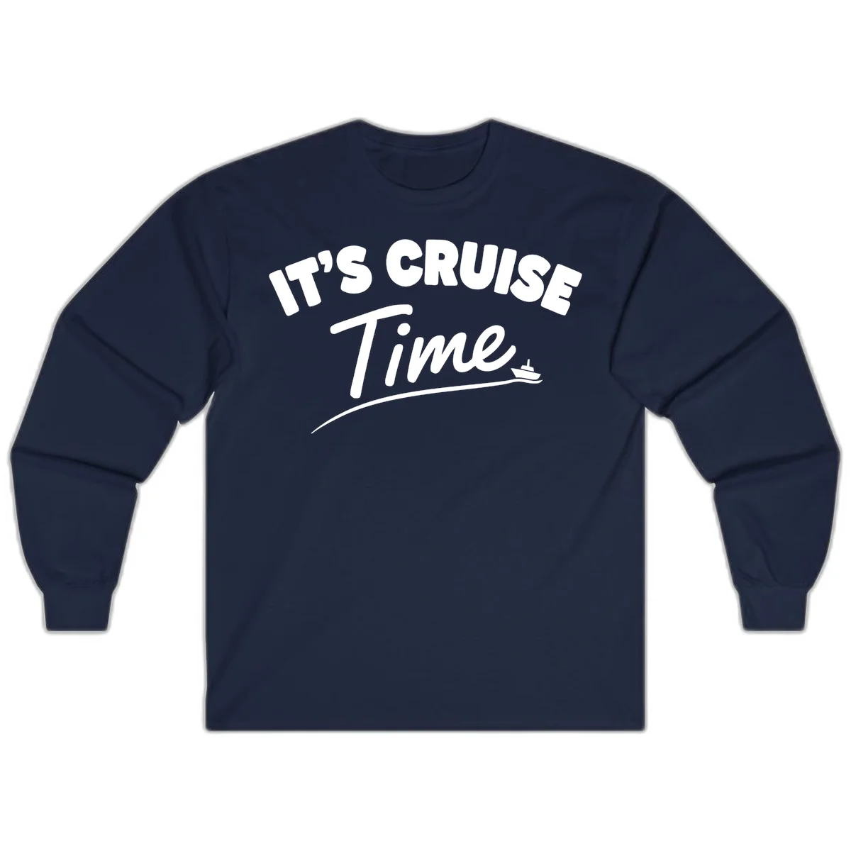 It's Cruise Time Long Sleeve in Navy