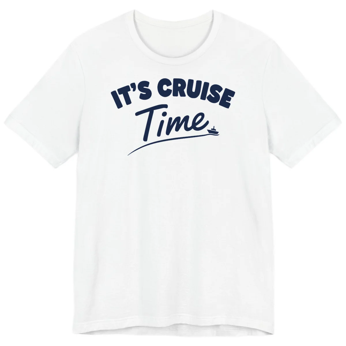 It's Cruise Time Premium T-Shirt in White