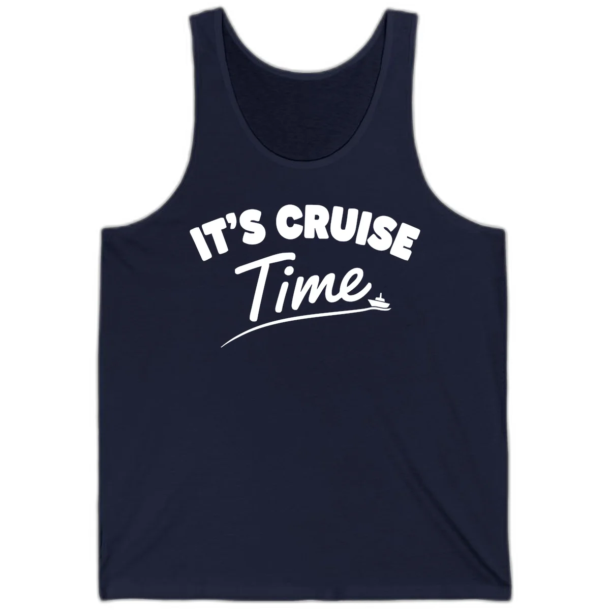 It's Cruise Time Tank in Navy