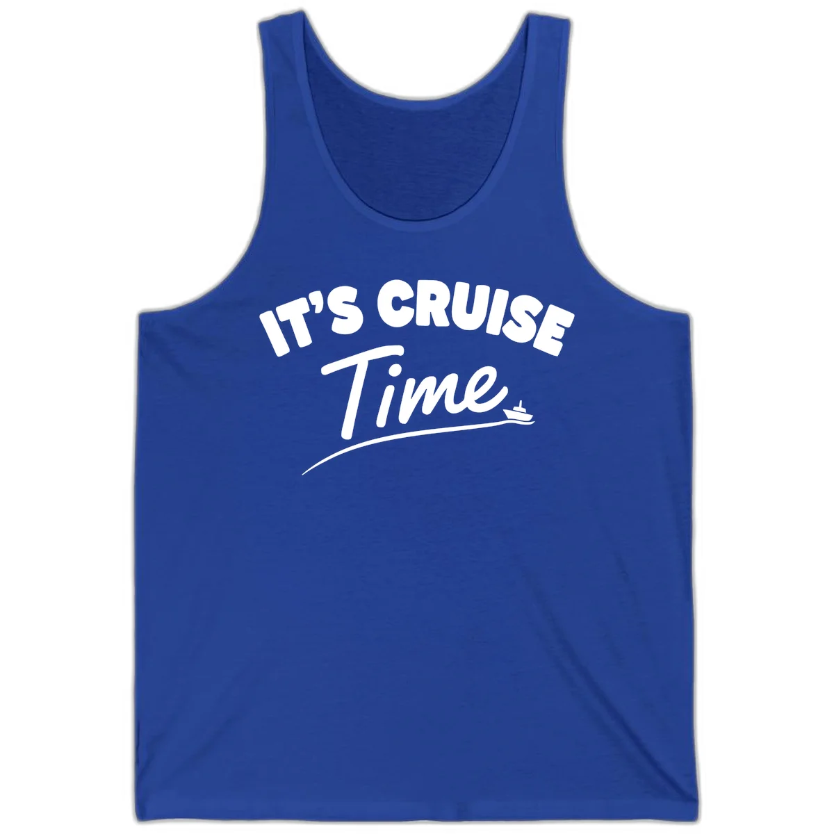 It's Cruise Time Tank in True Royal