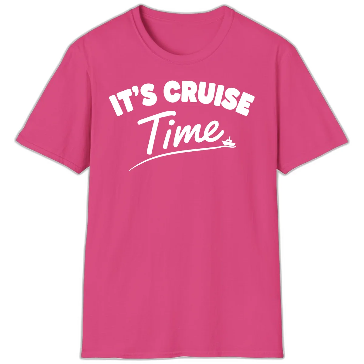 It's Cruise Time T-Shirt in Heliconia