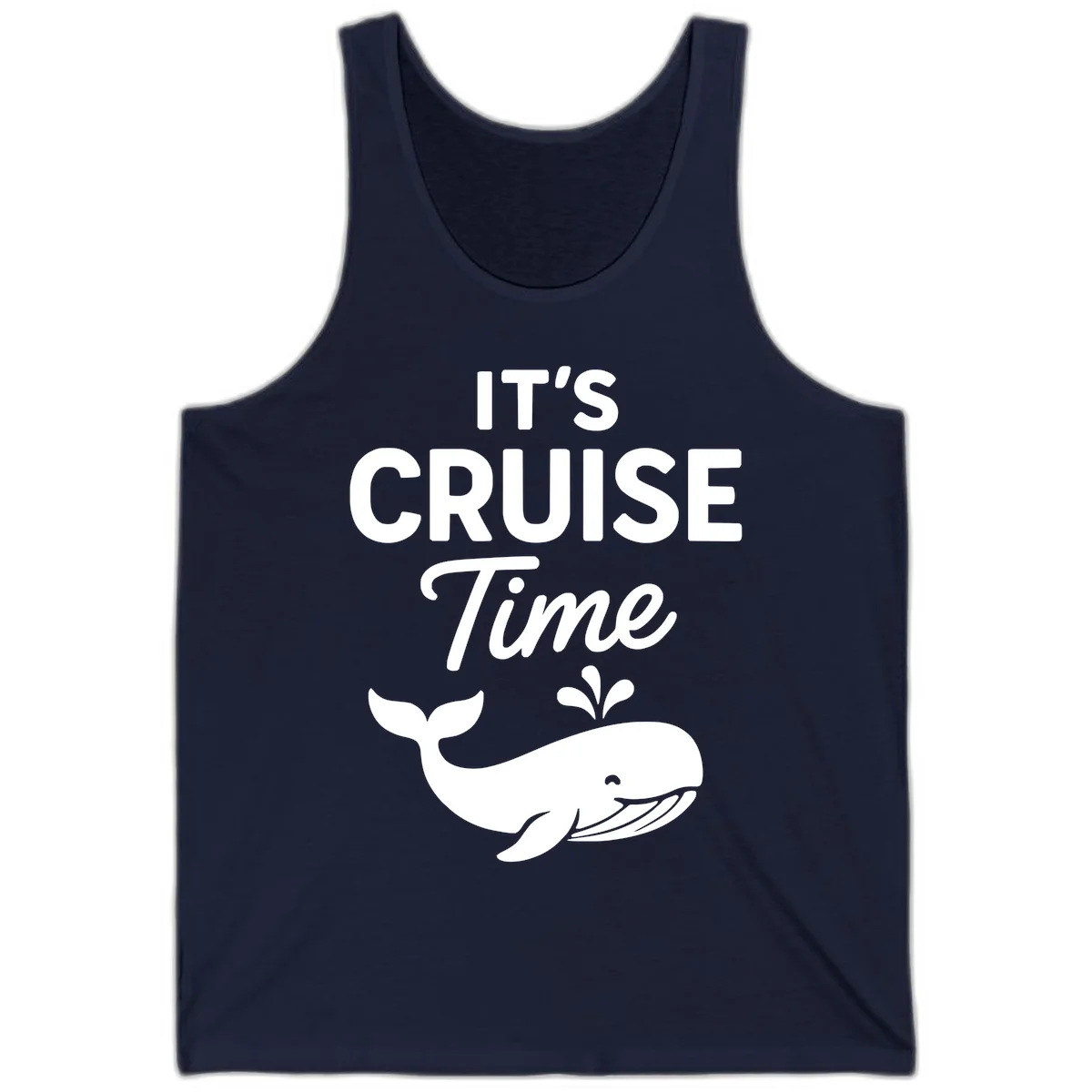 It's Cruise Time Whale Tank in Navy