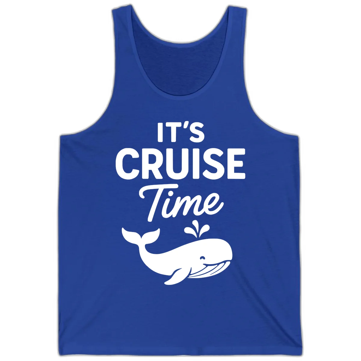 It's Cruise Time Whale Tank in True Royal