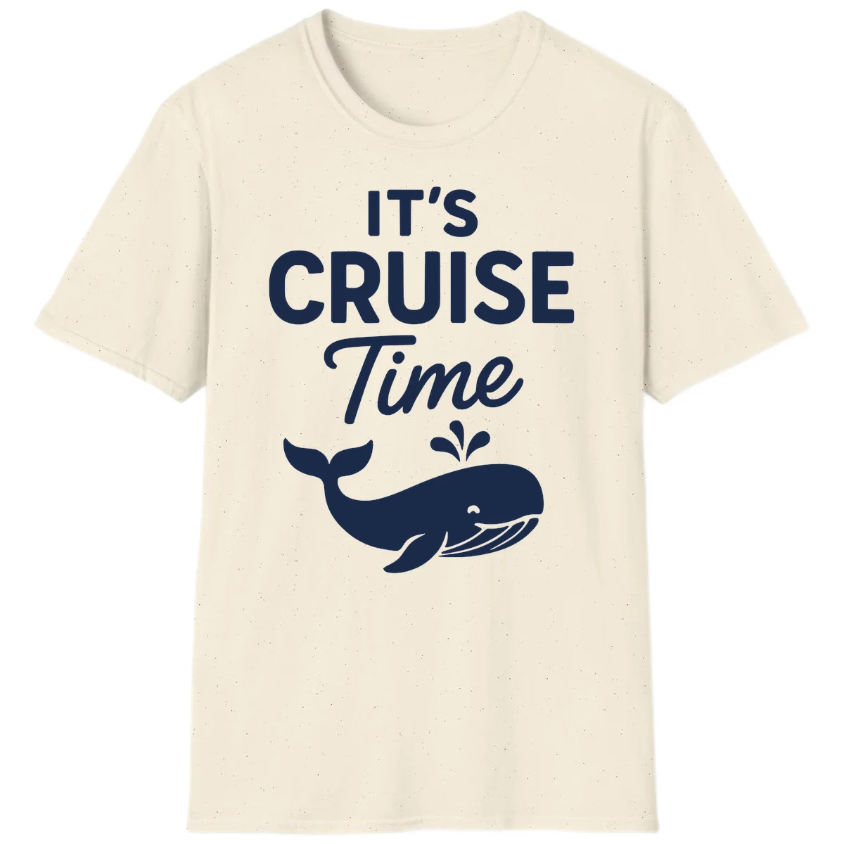 It's Cruise Time Whale T-Shirt in Natural